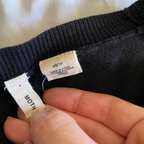 Anthropologie Moth Rose Snapshot Lightweight sweater in size XS - Picture 3 of 3